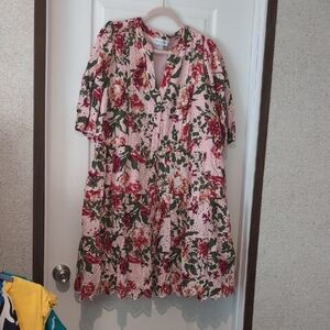 Gibson Latimer Knee Length Dress, XXL